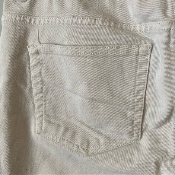 Chaps women’s white denim capri cropped jeans - size 12 - Picture 8 of 13